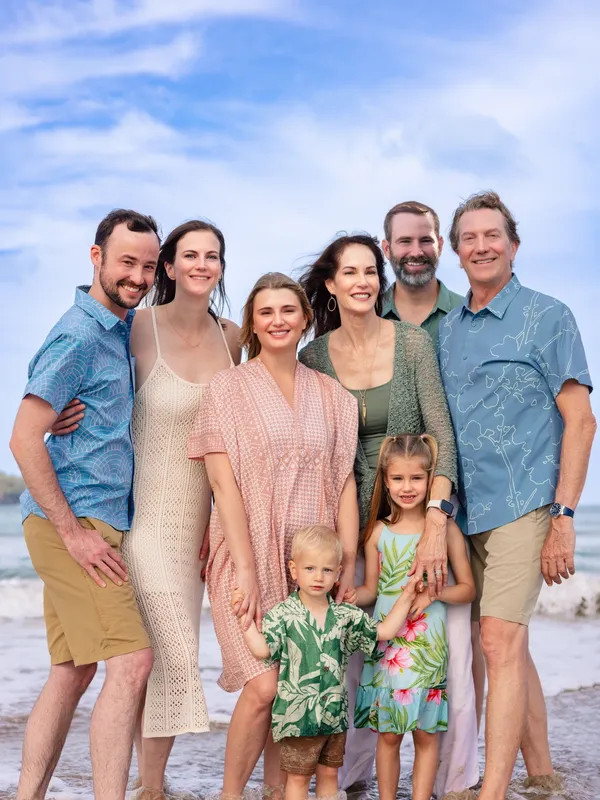Multi-generational family photography Kauai — Sunsets at The Beach